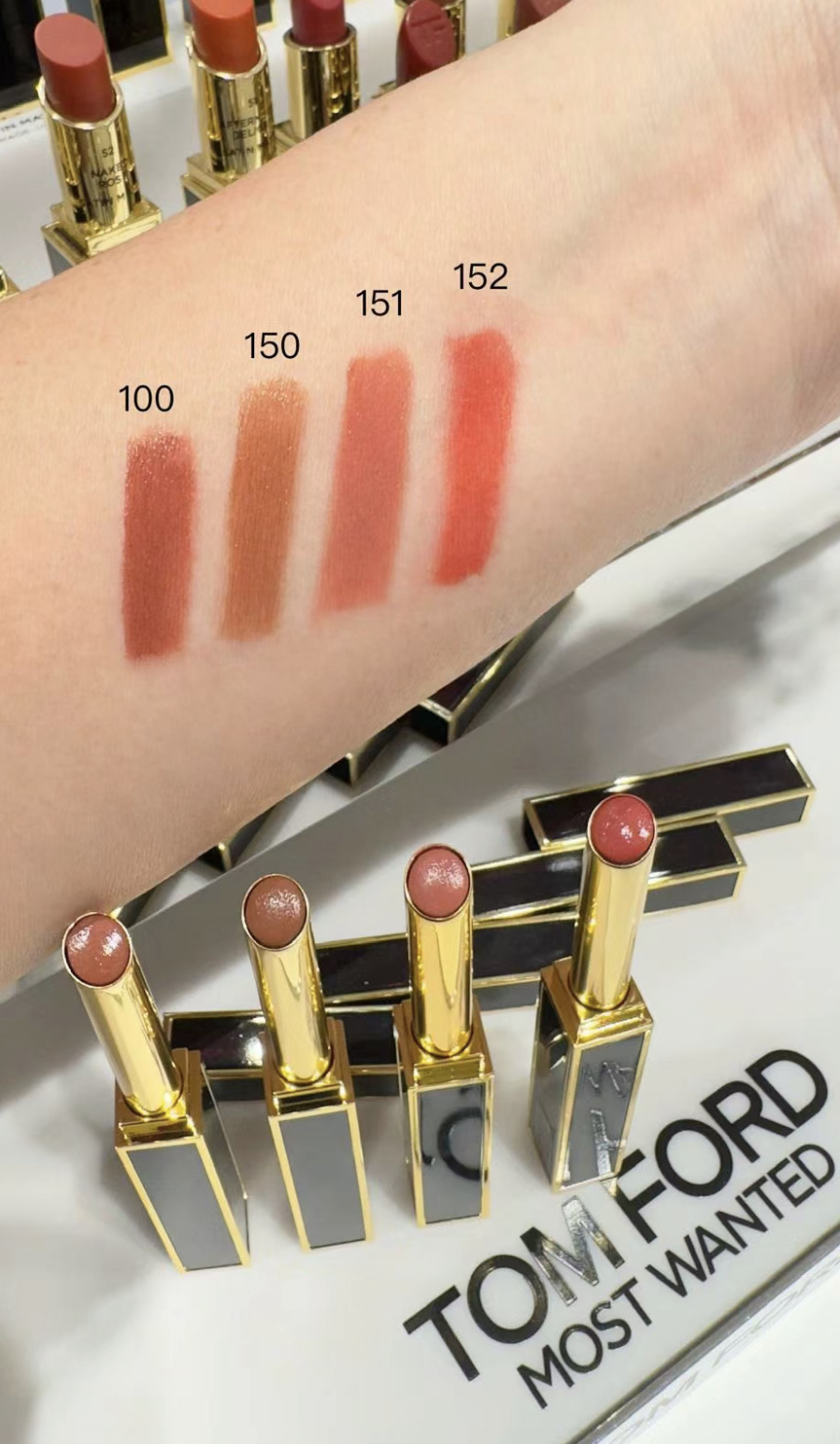 2月新品｜ TOM FORD 細黑管唇膏Slim Lip Color Shine lipstick 9g