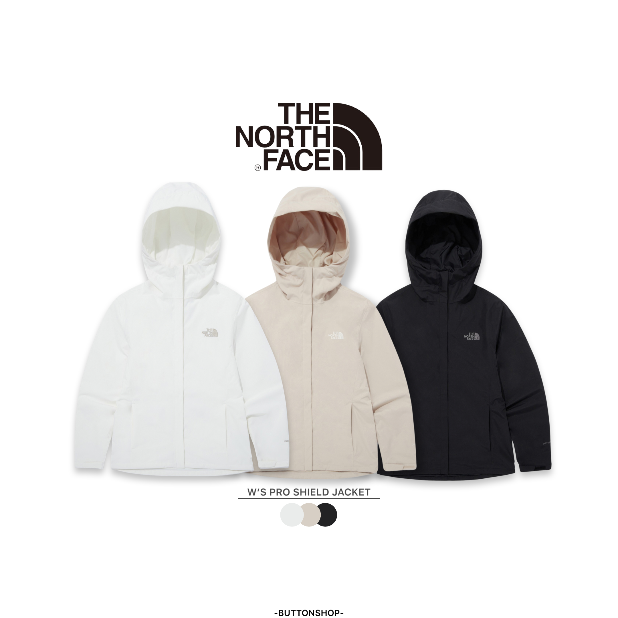 The North Face W'S PRO SHIELD JACKET 北臉女款PRO防風外套