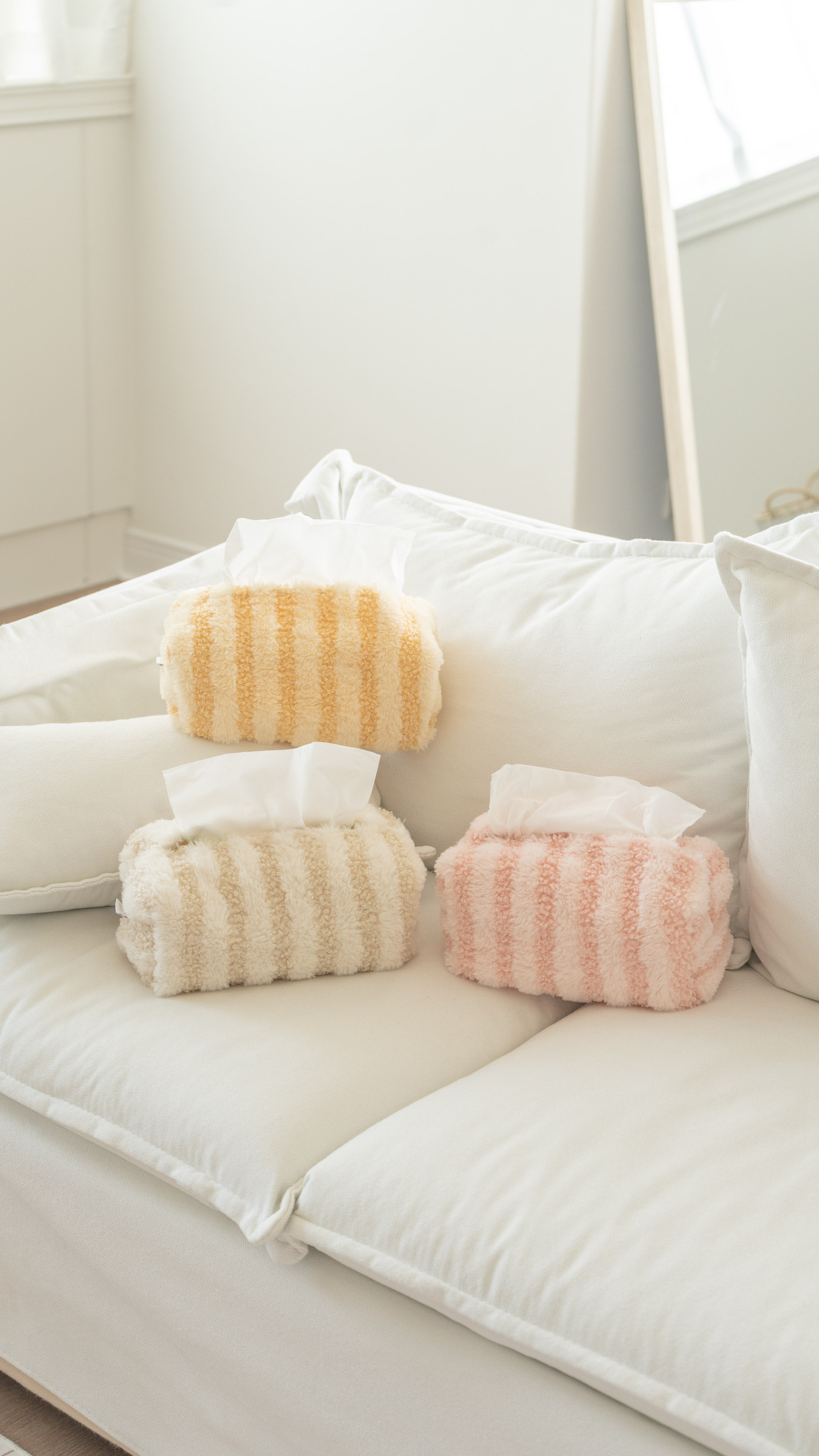 仿兔毛線條衛生紙套