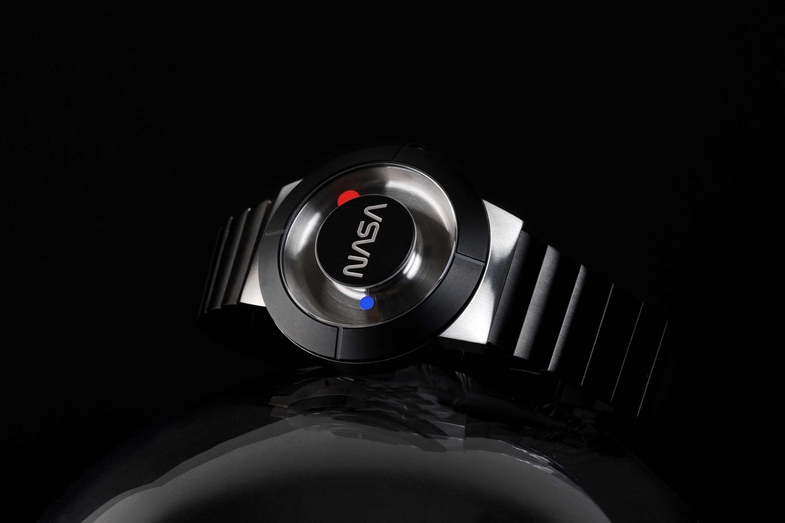 The Space Watch by Richard Danne (Father of the NASA Design Program) - Jet Silver