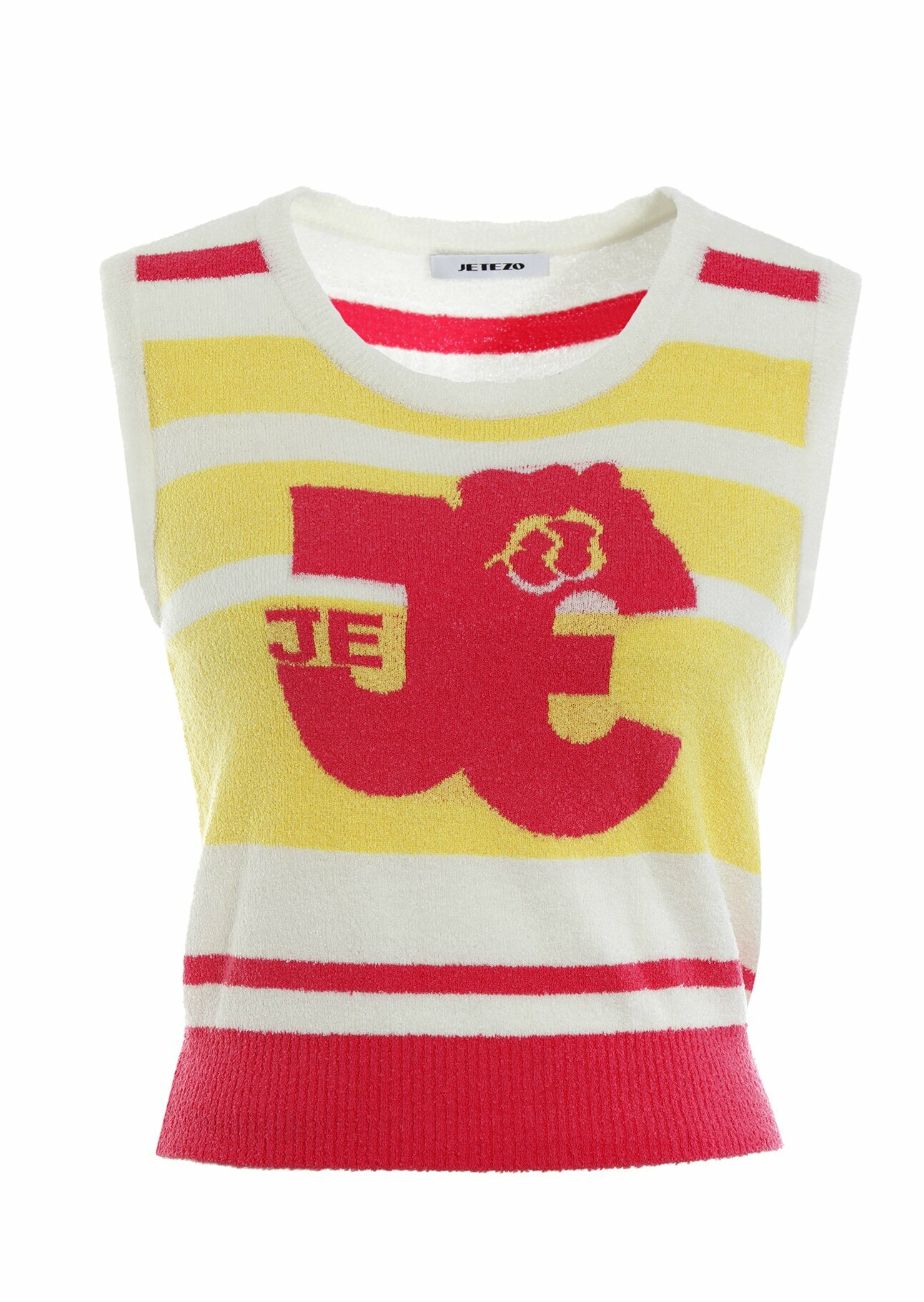 BD10205F1活潑條紋亮色JE背心