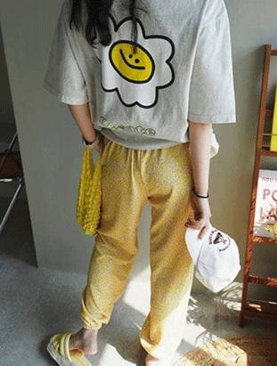 荷包蛋花長版上衣