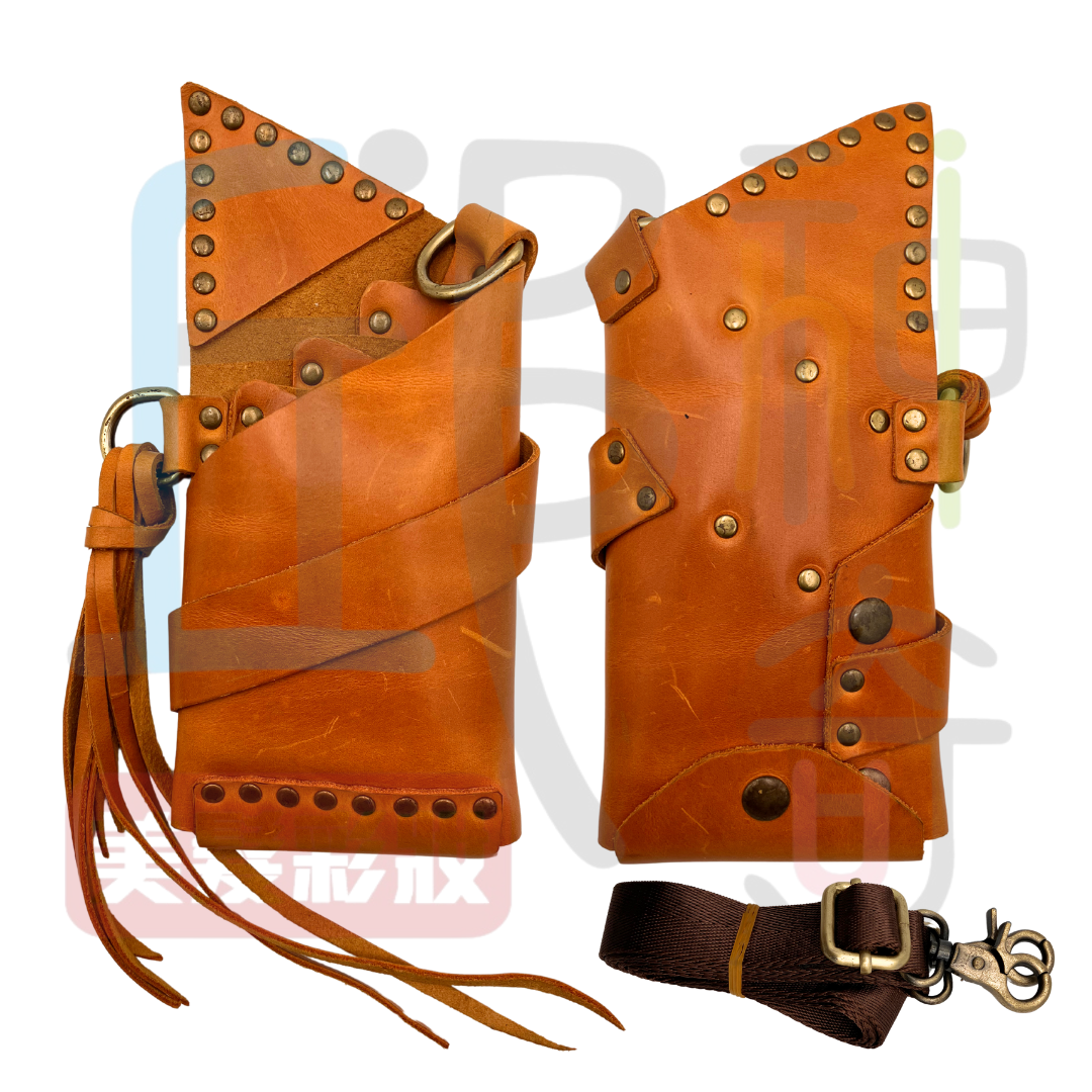 480進口皮質剪刀包