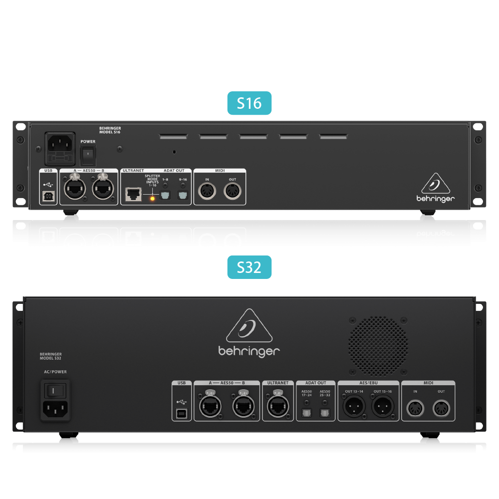 Behringer Behringer / S系列 數位多軌StageBox ( S16 / S32 ) 第 3 張圖片｜三峽配件 / 週邊