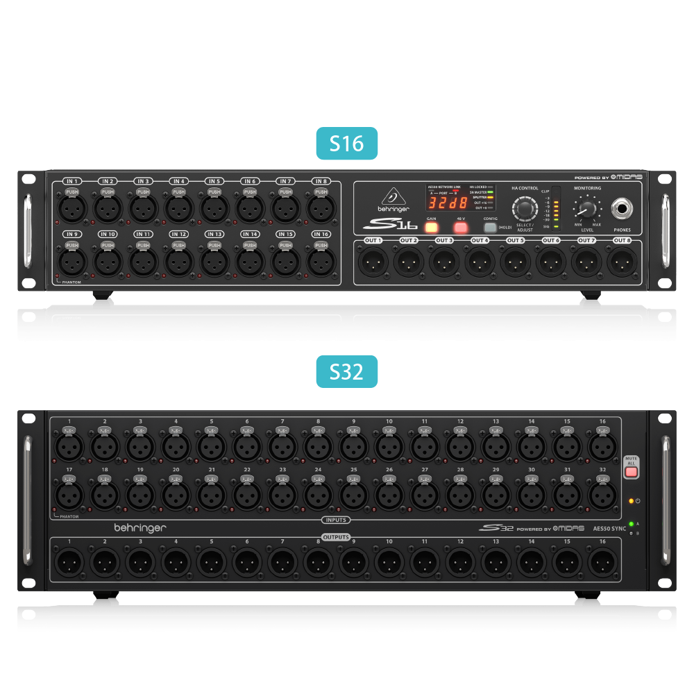 Behringer Behringer / S系列 數位多軌StageBox ( S16 / S32 ) 第 2 張圖片｜三峽配件 / 週邊