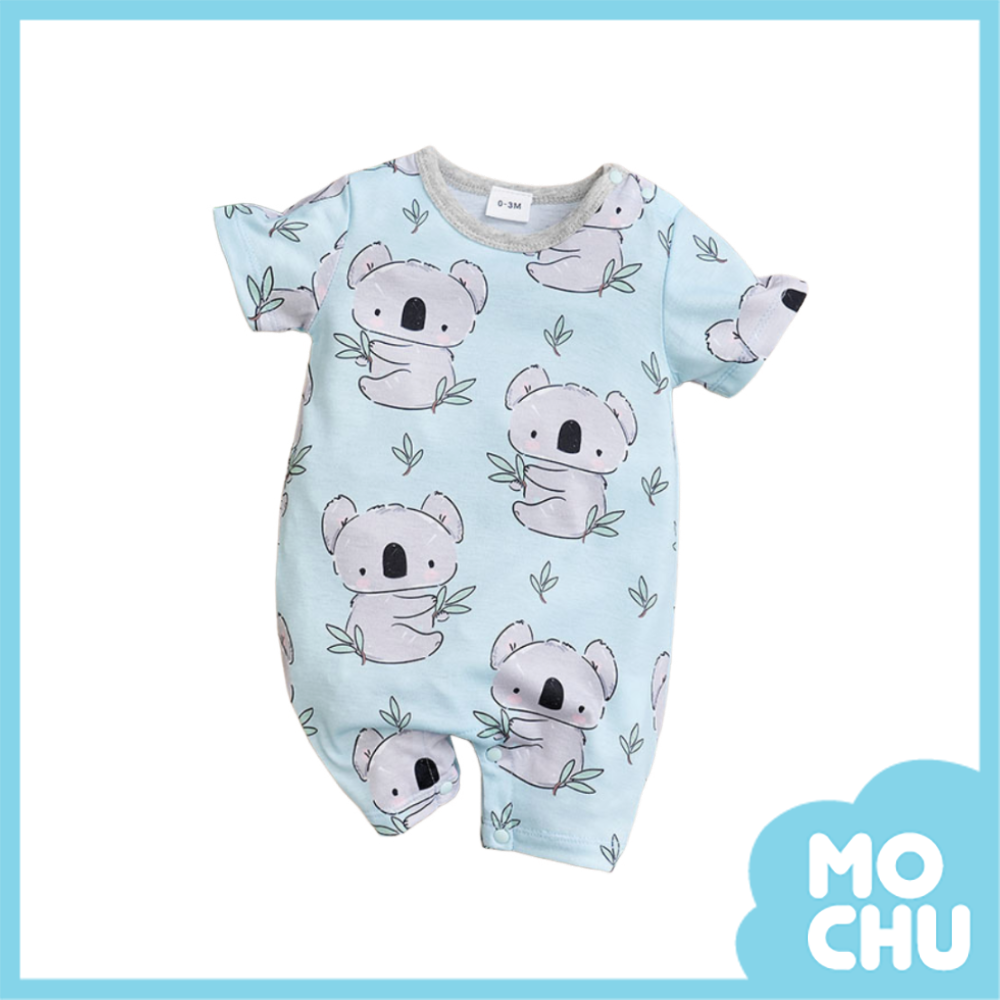 (80cm現貨)大頭無尾熊短袖連身衣