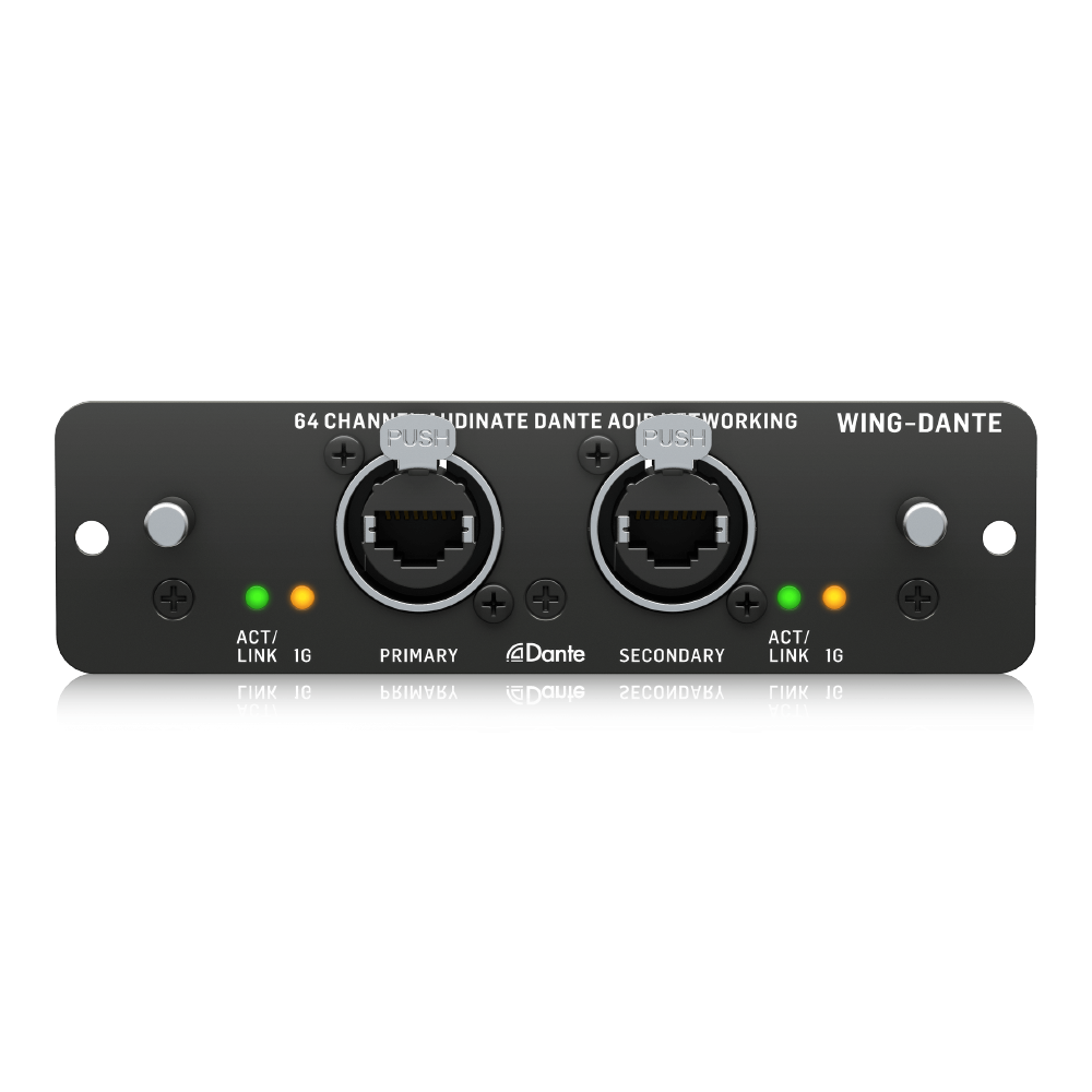 Behringer Behringer / WING-DANTE 數位音軌擴充卡 — 三峽配件 / 週邊｜YA! 玩音樂