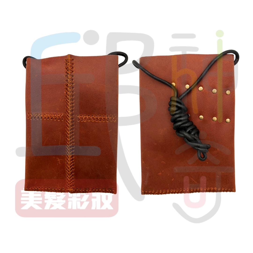 528進口皮質剪刀包