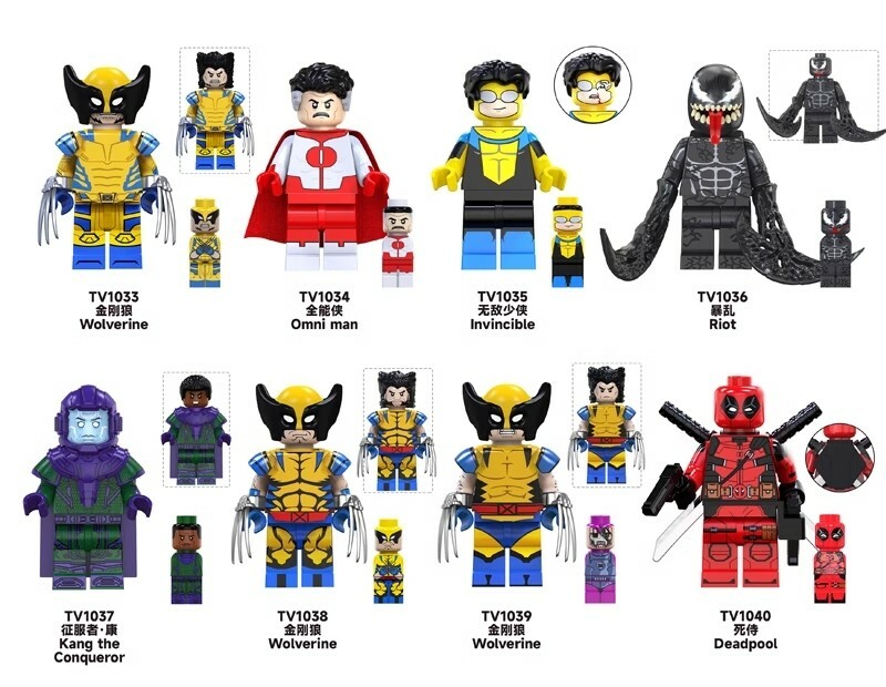 Invincible Omni Man and More Minifigures Minifigs Set Fit Lego TV6205