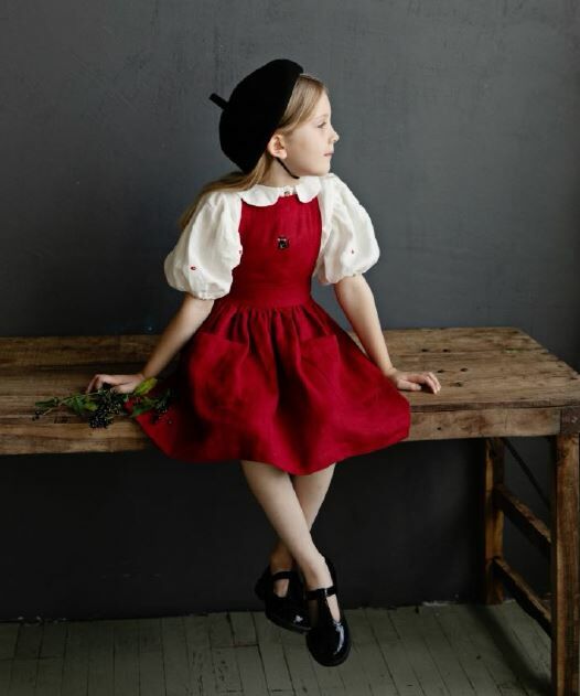 (預購) ALL THE BEAUTIFUL LINEN 刺繡泡泡袖上衣 EXCLUSIVE CANDY SHIRT