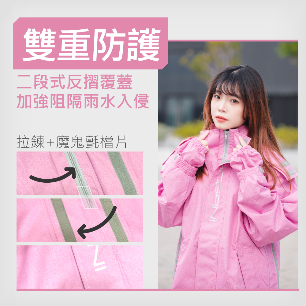 寶嘉尼BAOGANI】B13 極度耐磨防水背包雨衣(單上衣不含雨褲、機車