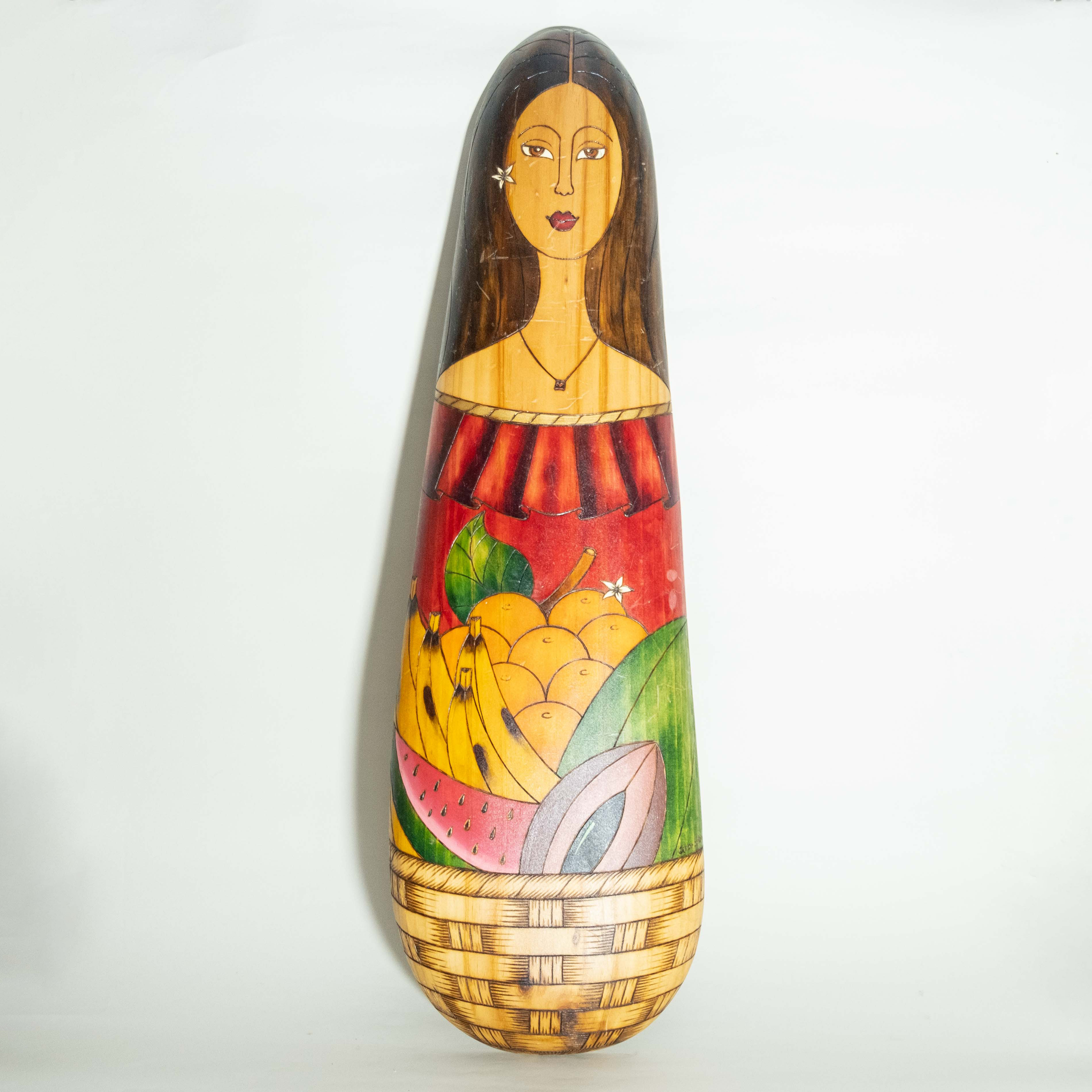 木雕壁飾｜農忙者｜薩爾瓦多