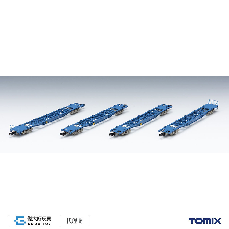 TOMIX 98071 貨車 KOKI 102．103形 (新塗裝．無附貨櫃) (4輛)