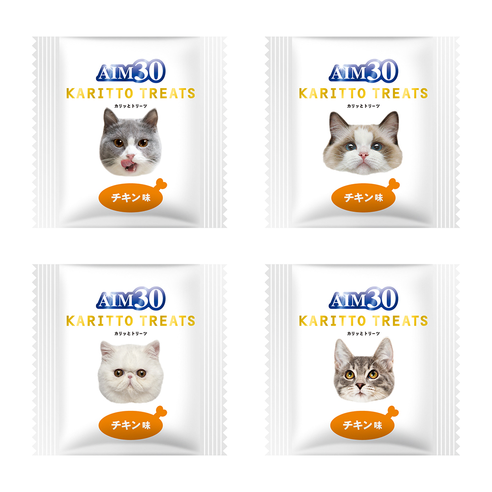 (日本製) SUNRISE AIM30 貓用脆脆小餅乾 (雞肉味) 5g X 5袋