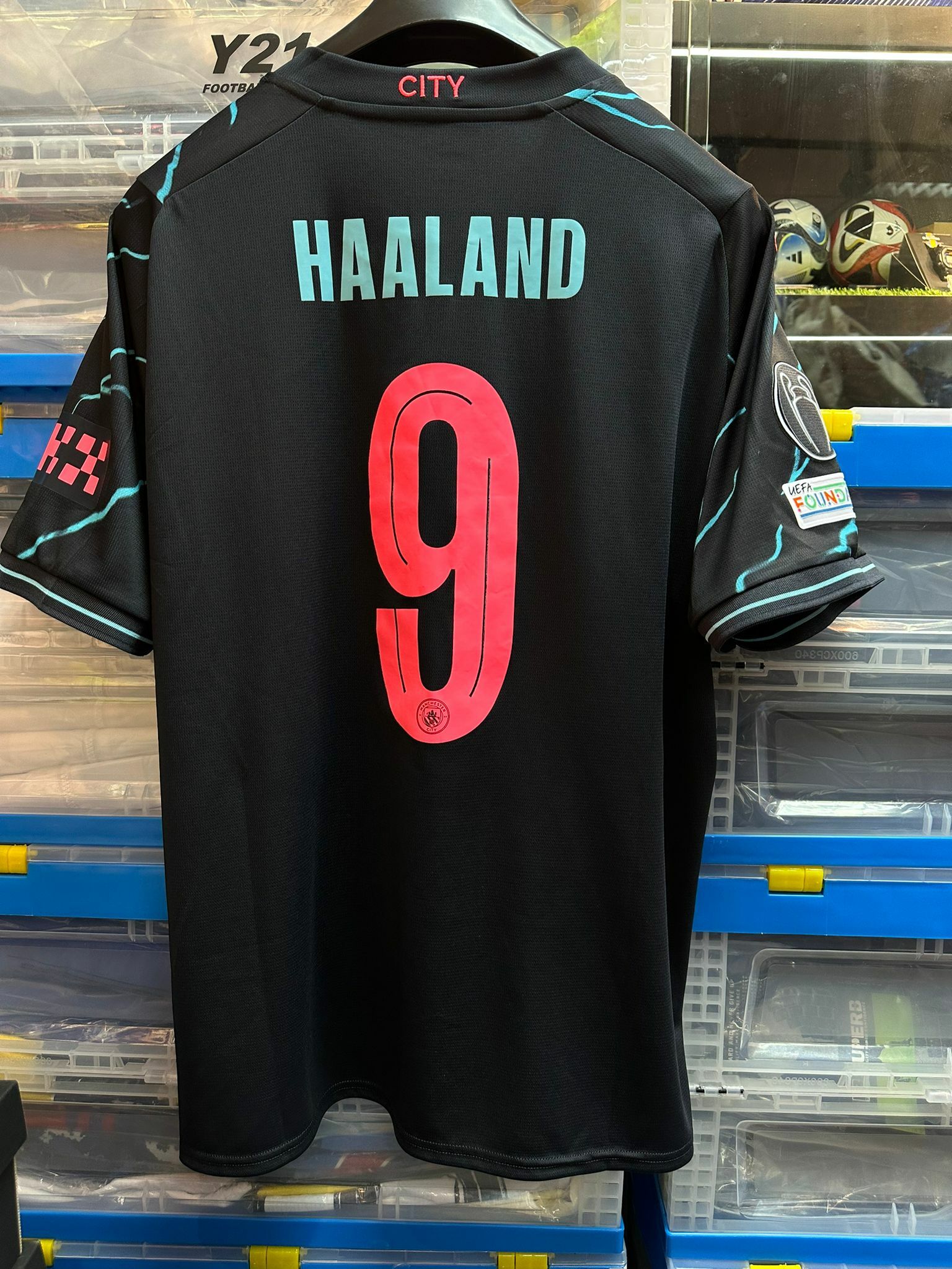 2023/2024  MANCHESTER CITY REPLICA SHIRT #9 HAALAND (USED)