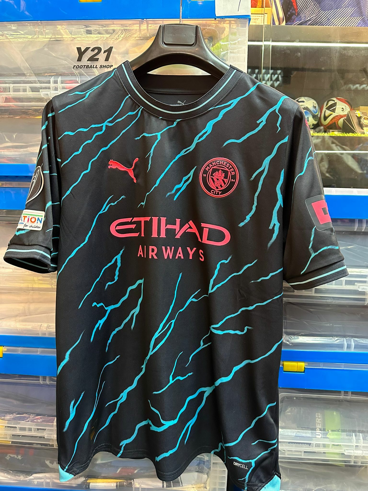 2023/2024  MANCHESTER CITY REPLICA SHIRT #9 HAALAND (USED)