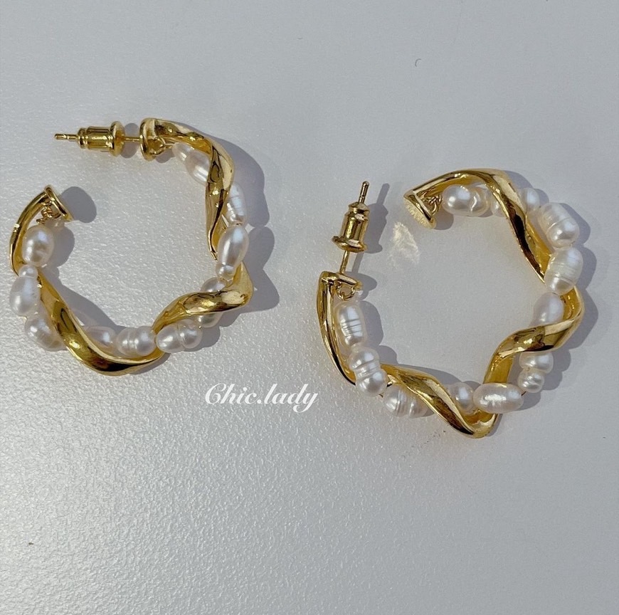 Earrings | 螺紋珍珠耳環