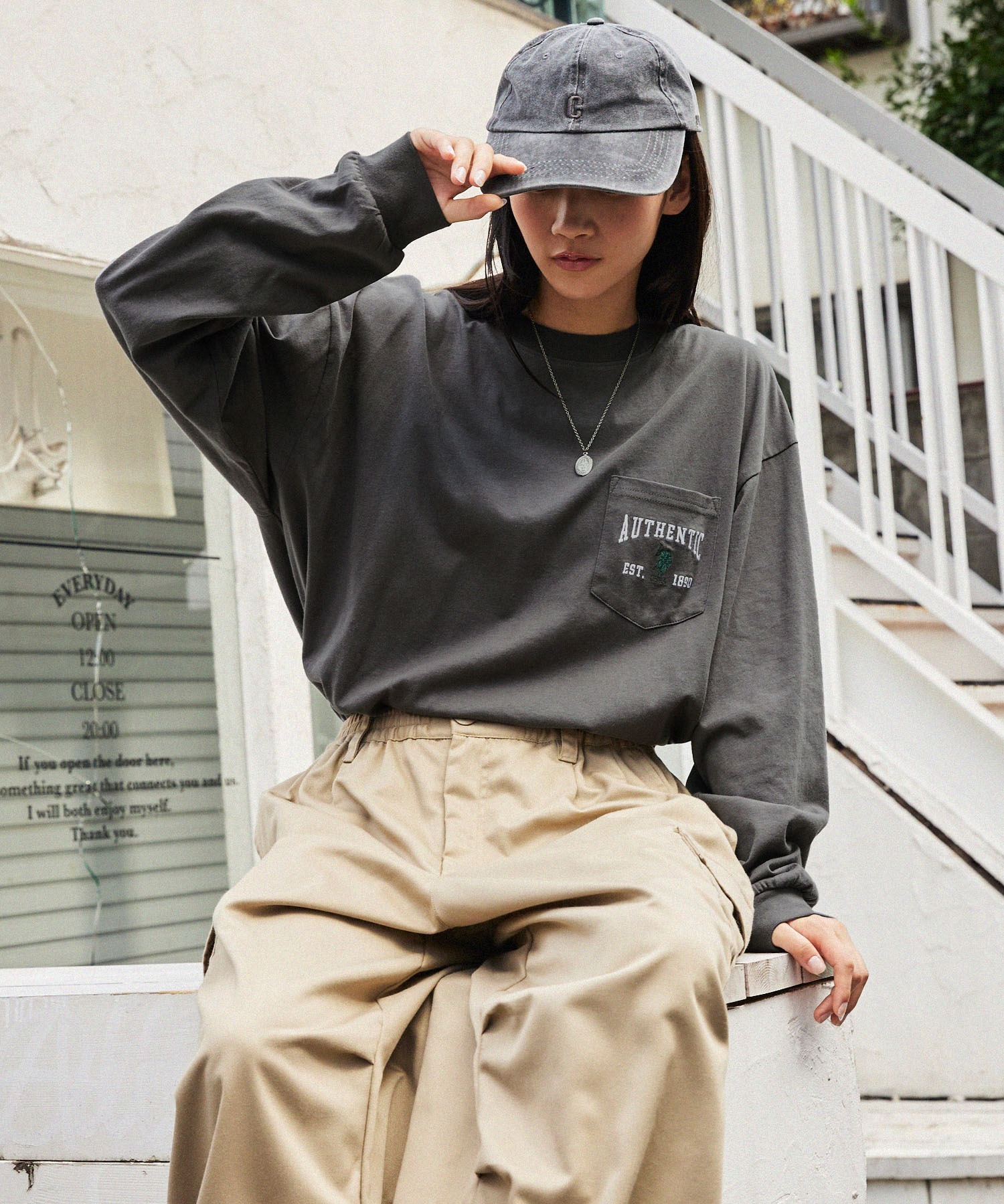 日版 U.S. POLO ASSN. Logo Embroidery Pocket T-Shirt [ls320]