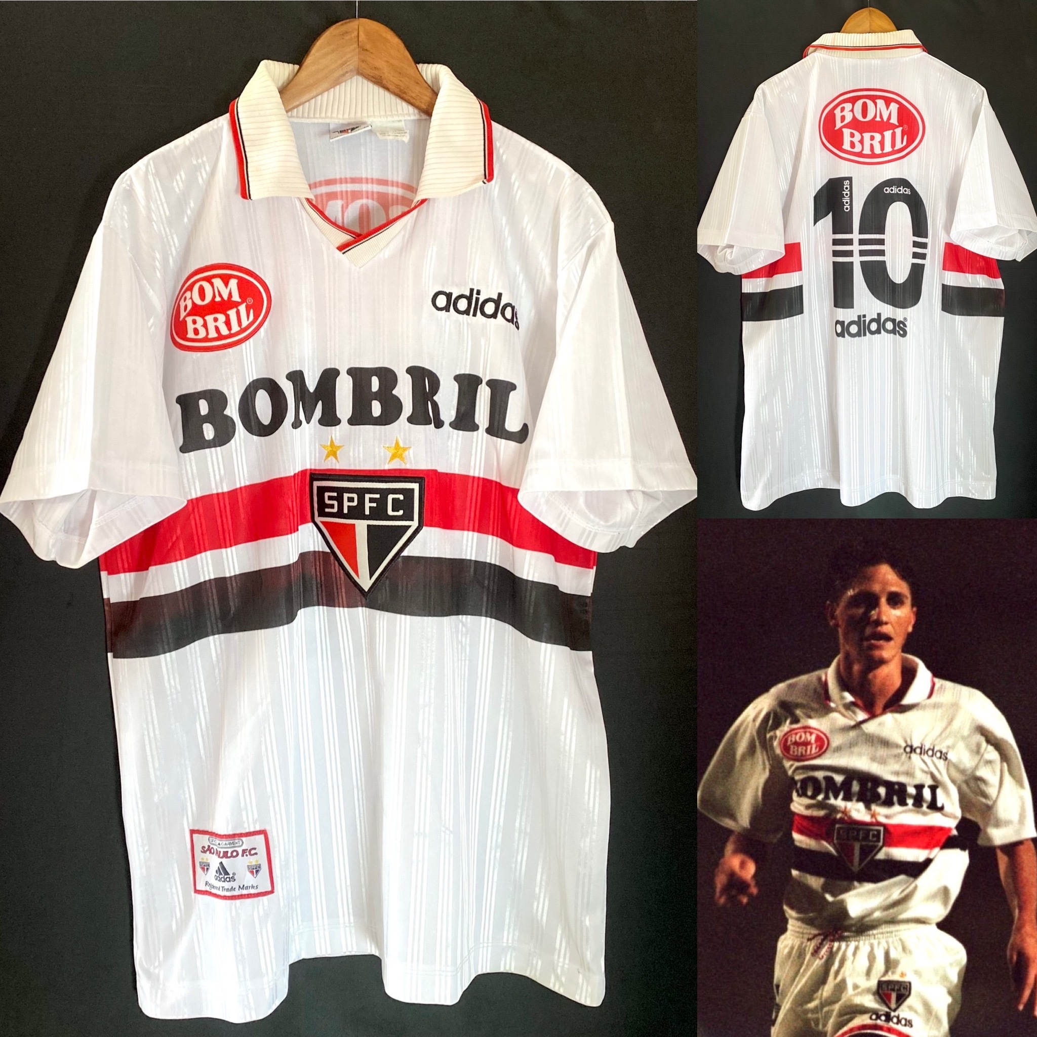 聖保羅 1997 Adidas 主場球衣 #10