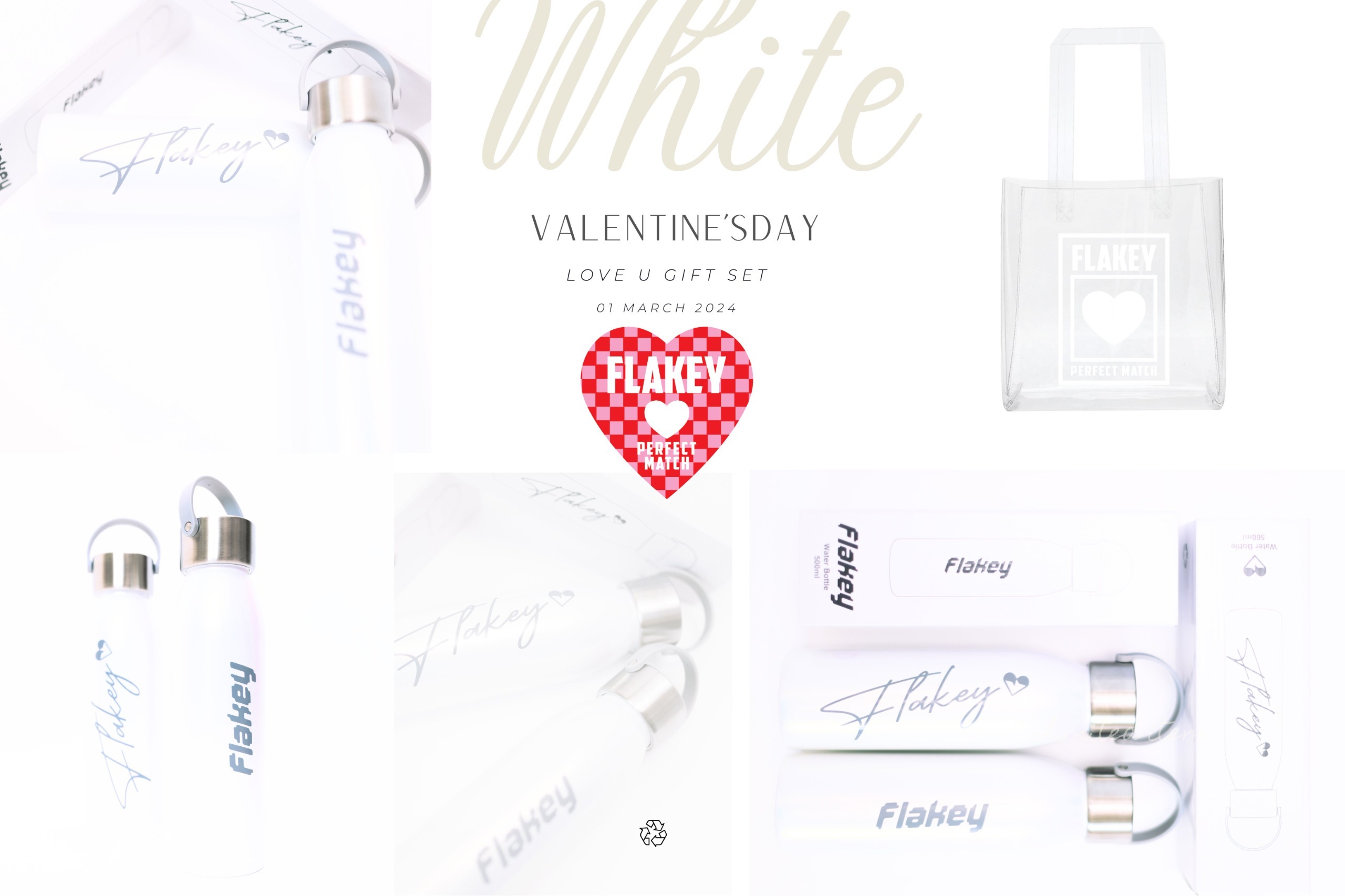 White Valentine’s Day “Love U Gift Set”