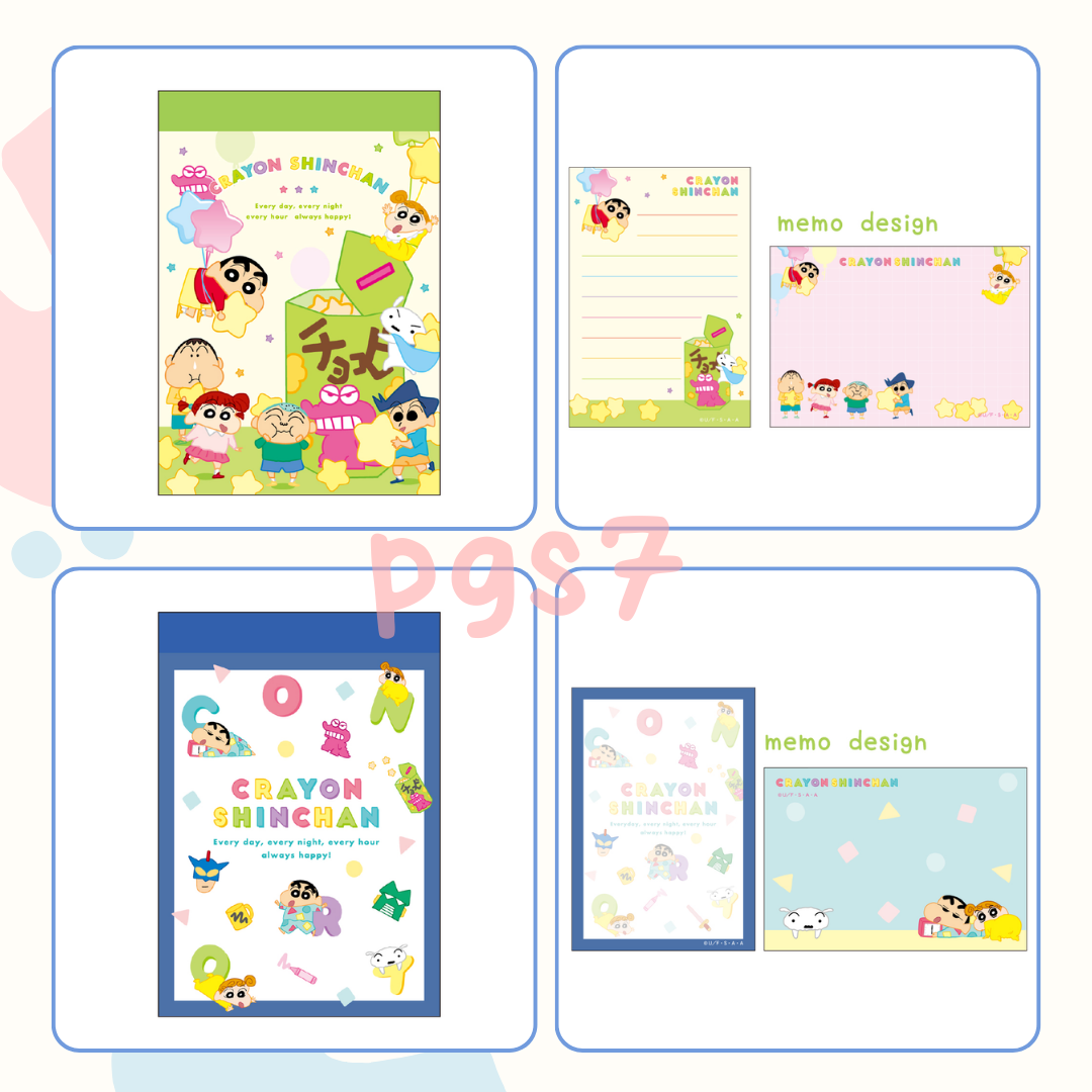 【現貨】日本蠟筆小新 便條記事本