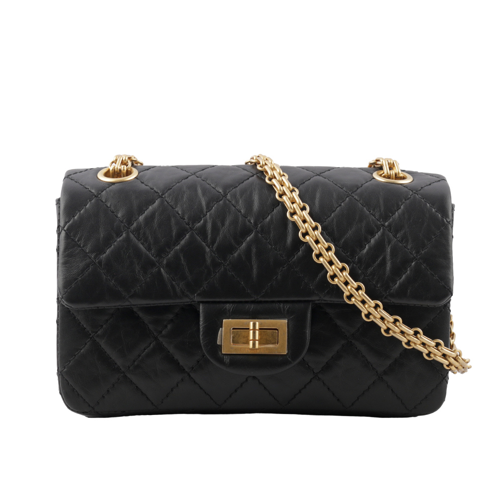 【CHANEL】復古小牛皮2.55迷你口蓋包