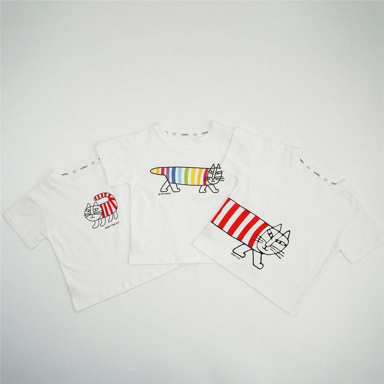 親子裝_條紋貓上衣