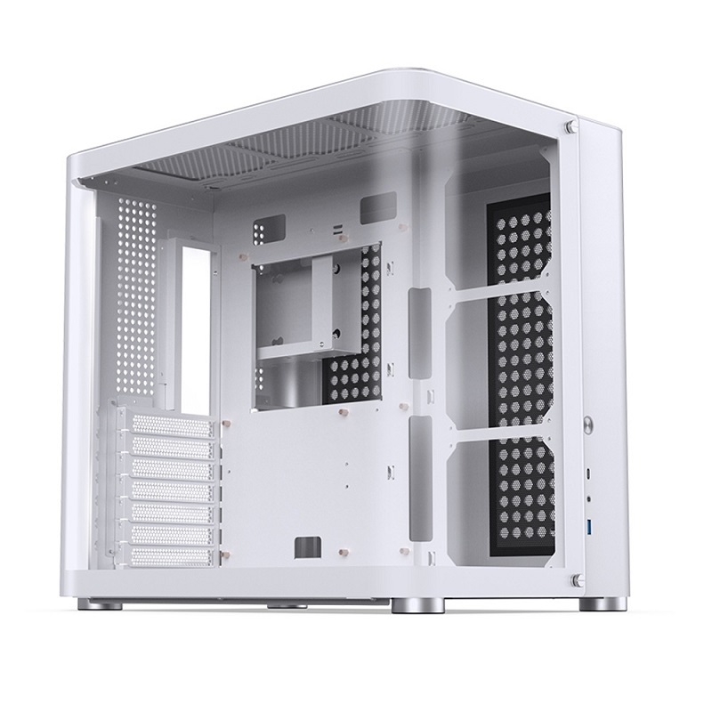 米特3C數位–Jonsbo 喬思伯 TK-2 Ver2.0 背插版 黑/白 MATX 鋁鎂合金機殼