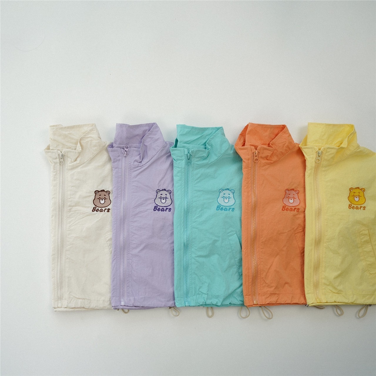 多色糖果熊外套