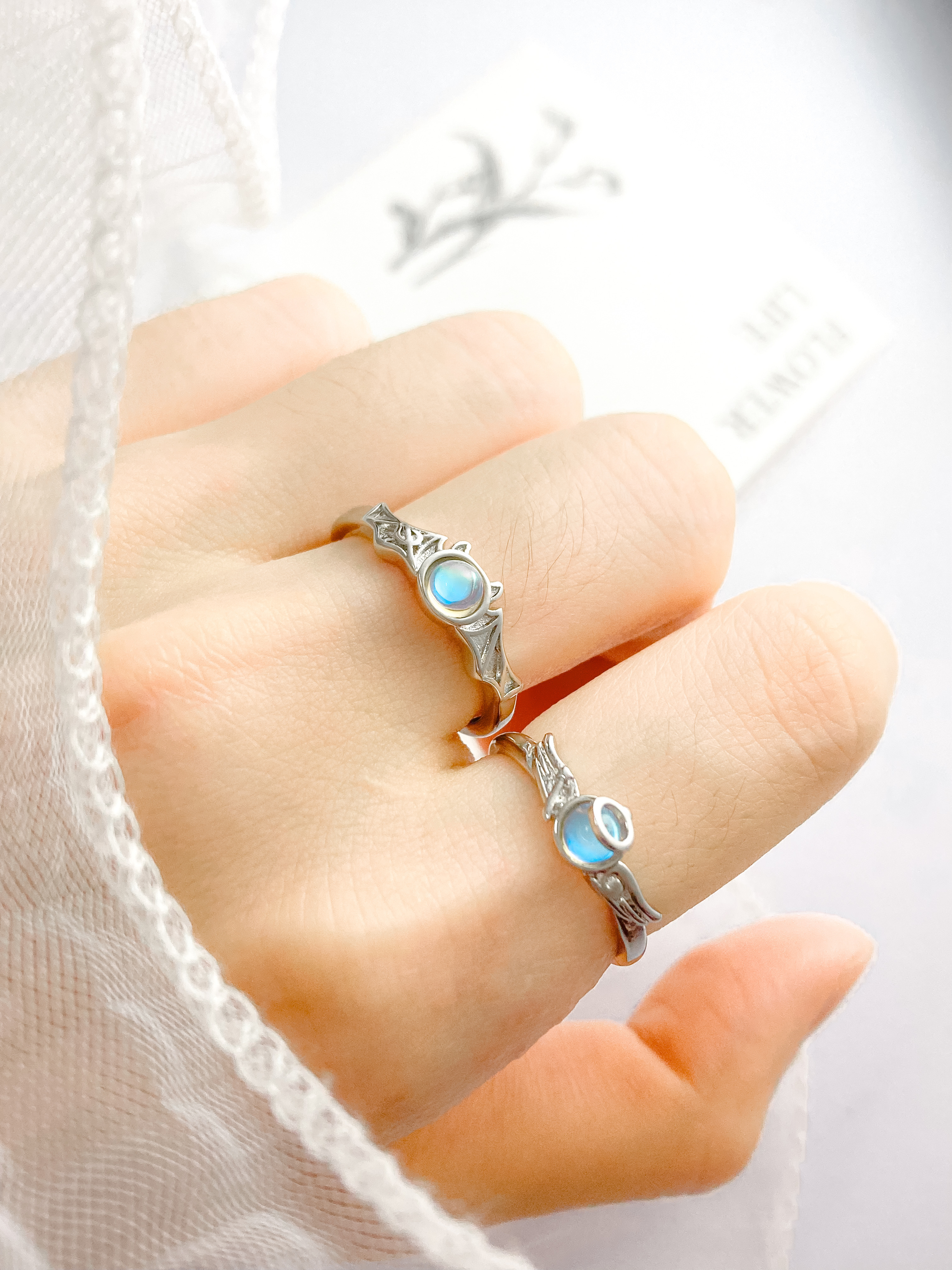 天使🪽和惡魔👹 情侶戒指💍免費刻字✒️