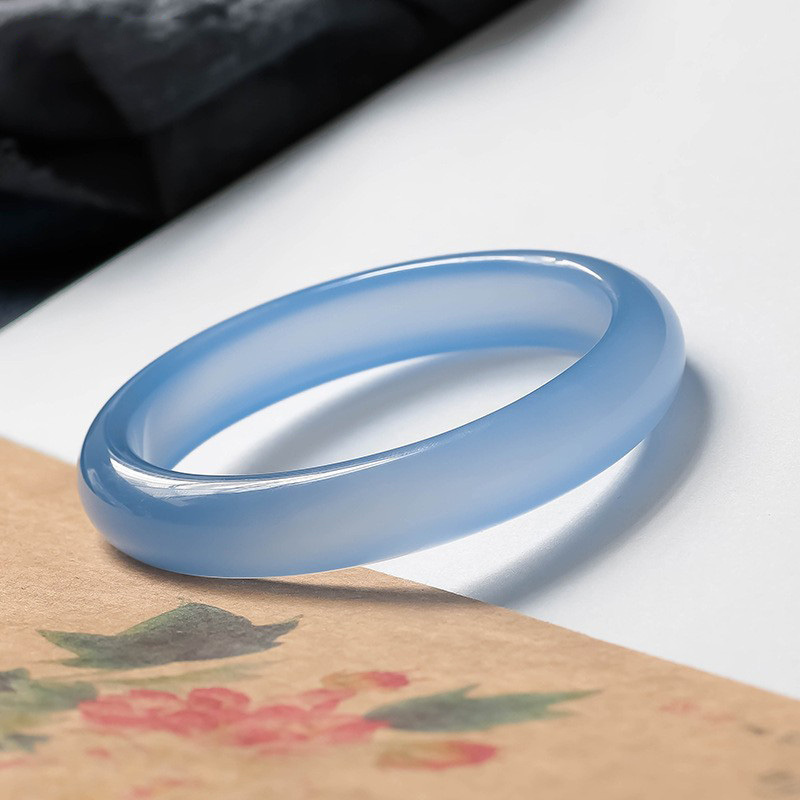 【玉鐲】土耳其藍色瑪瑙手鐲