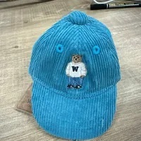 [S] WHO.A.U STEVE CORDUROY BALL CAP KEYRING,BLUE, WHAWD4T42A-00-BLUE (SWAU313)