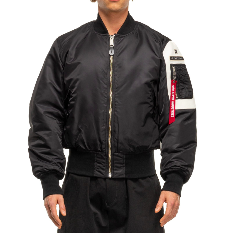 the Shepherd UNDERCOVER × FRAGMENT ma-1 the shepherd UNDERCOVER x Fragment Design MA-1 Black Bomber Jacket