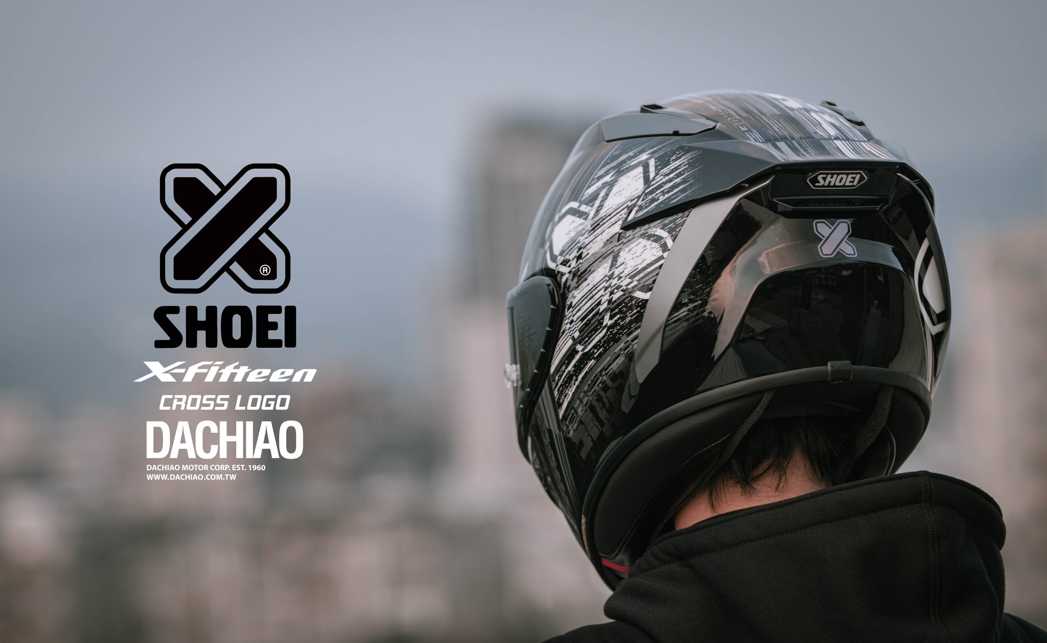 SHOEI X-FIFTEEN (X-15) CROSS LOGO TC-5 全罩安全帽