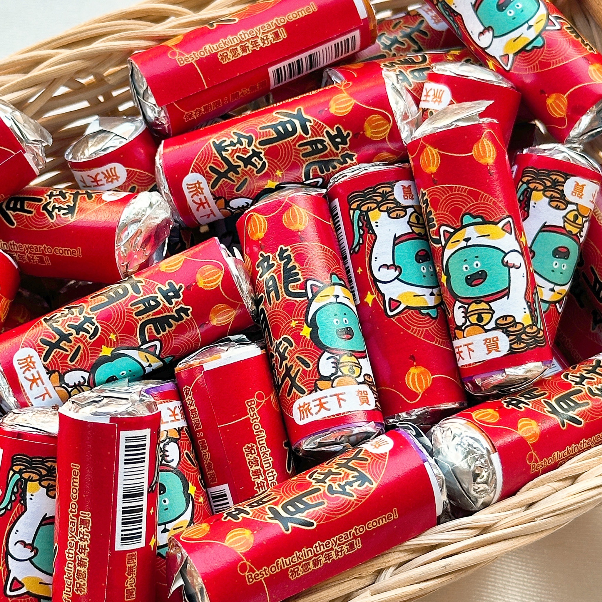 龍年祝福語 單條 曼陀珠 (5款可挑)