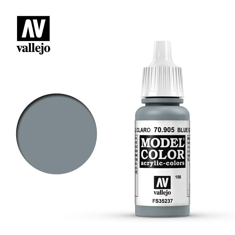 Acrylicos Vallejo 70.905 模型漆156 蒼藍灰 Blue Grey Pale 17ml