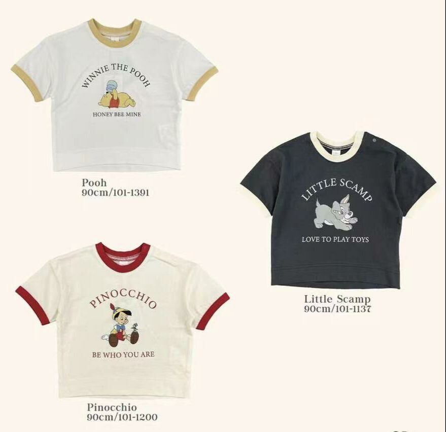 小木馬拼色短袖