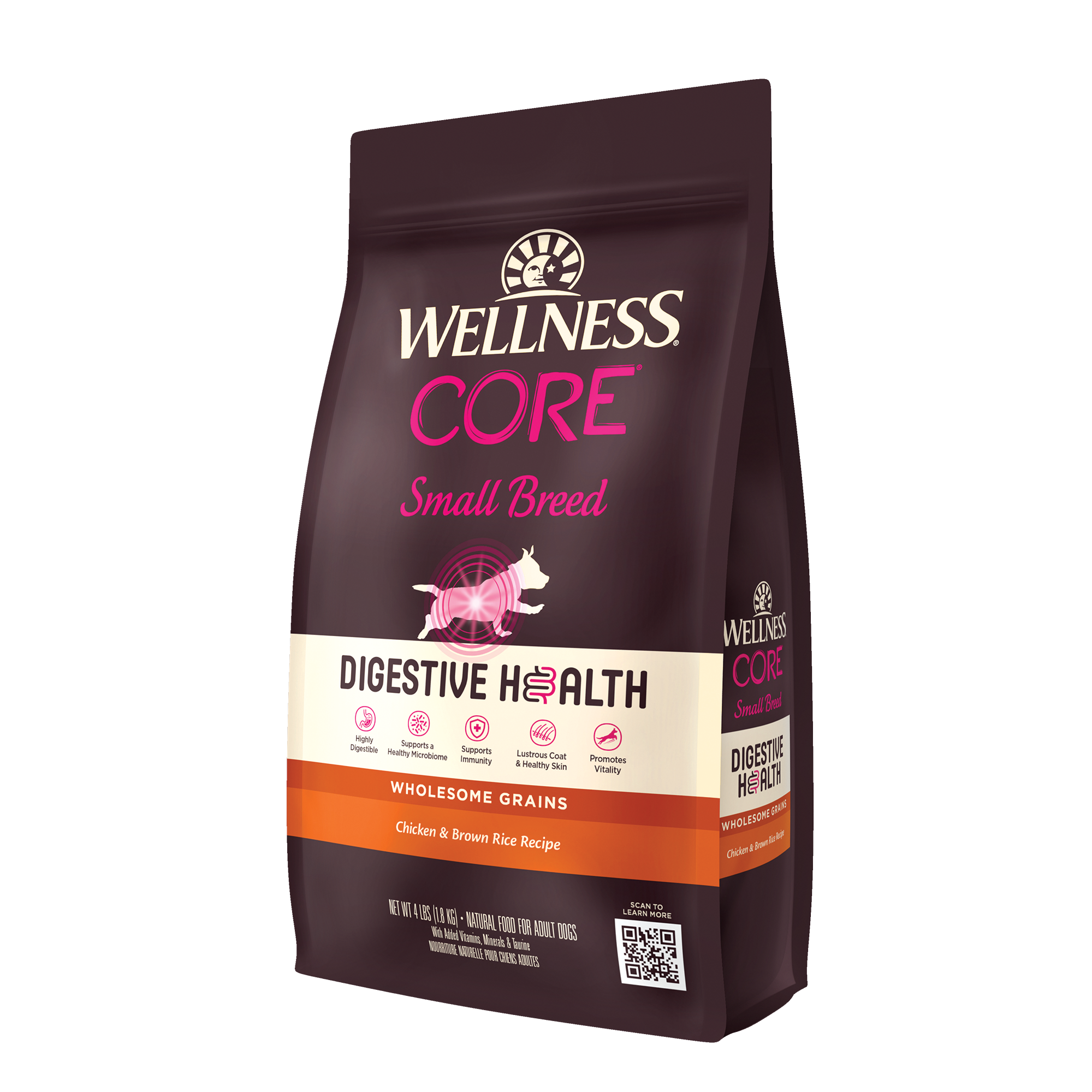 WELLNESS CORE 腸胃消化機能-小型犬 新鮮雞肉(4磅)