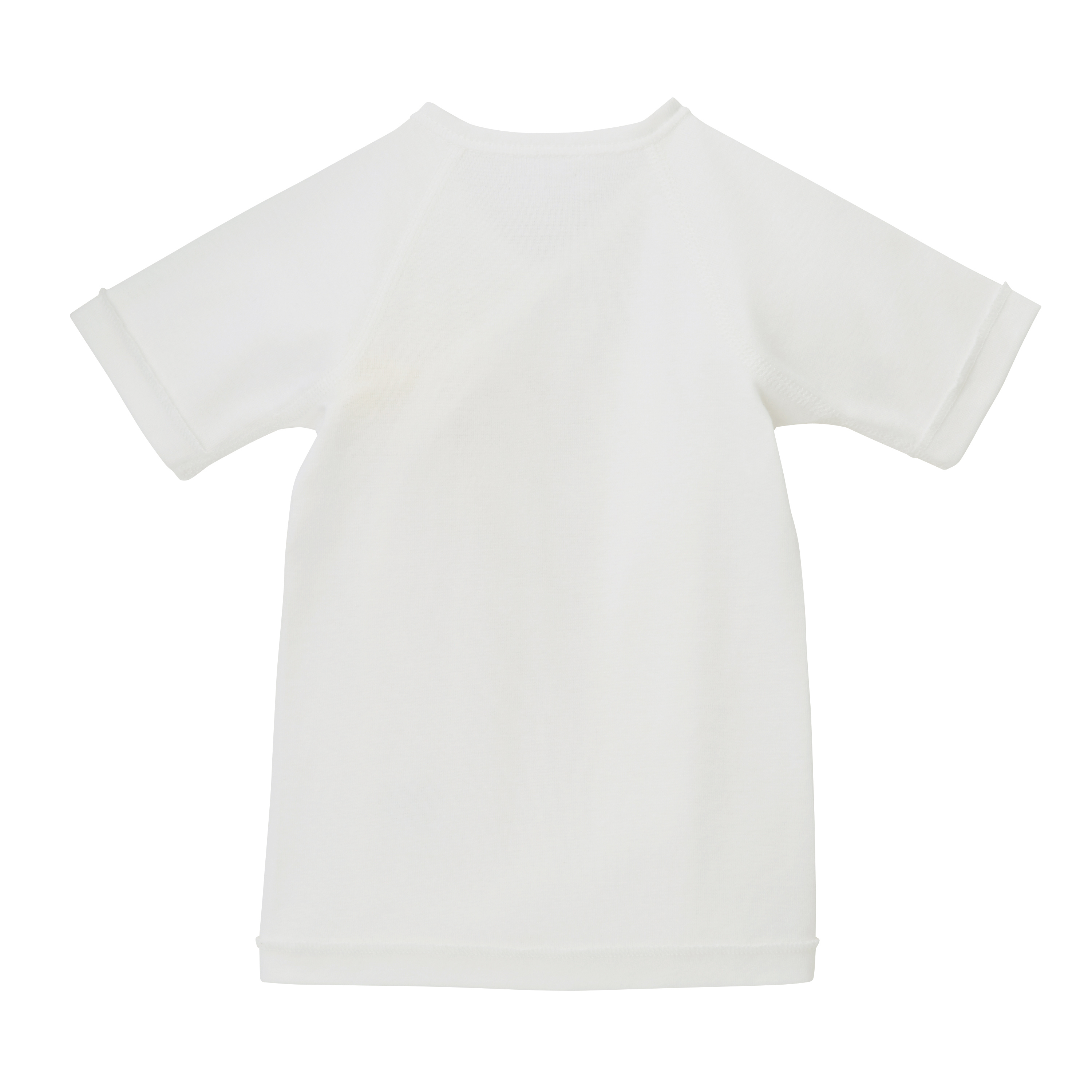 羅紋針織棉LOGO短袖肚衣-白