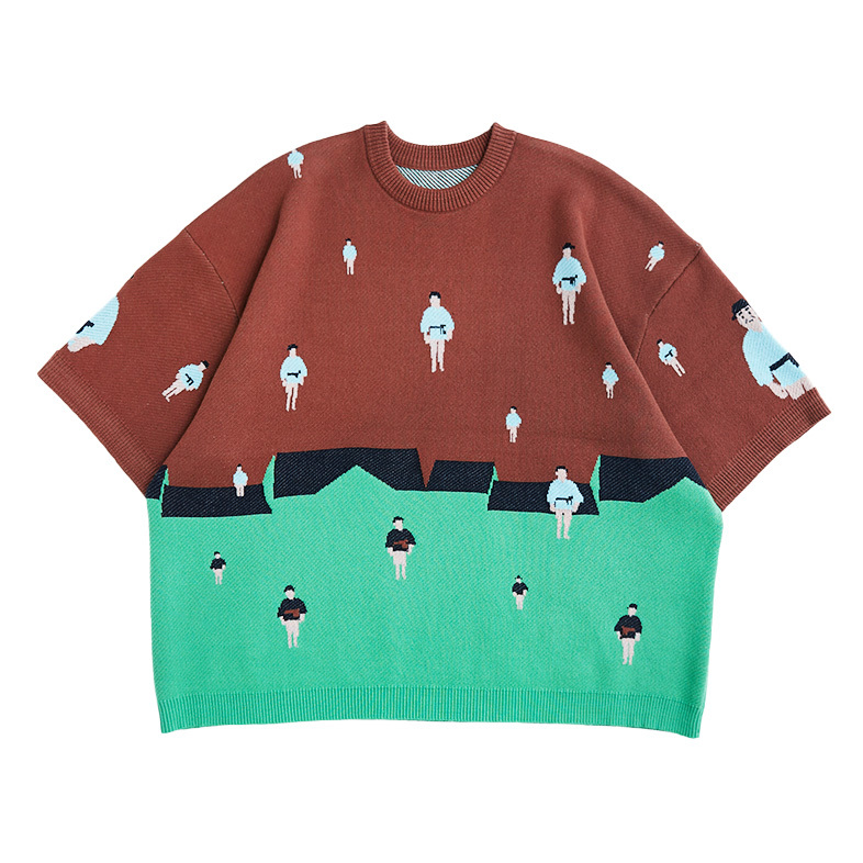 [Empty Cones] Uncle Rain Short-sleeve Top