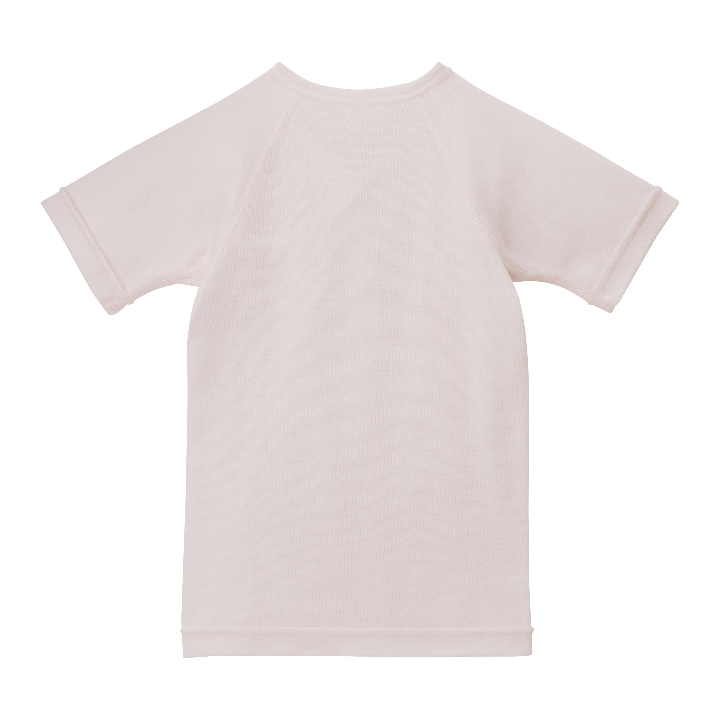 羅紋針織棉LOGO短袖肚衣-粉