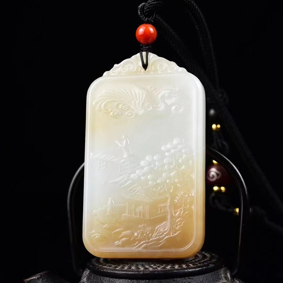 264660 和田玉普賢菩薩吊墜