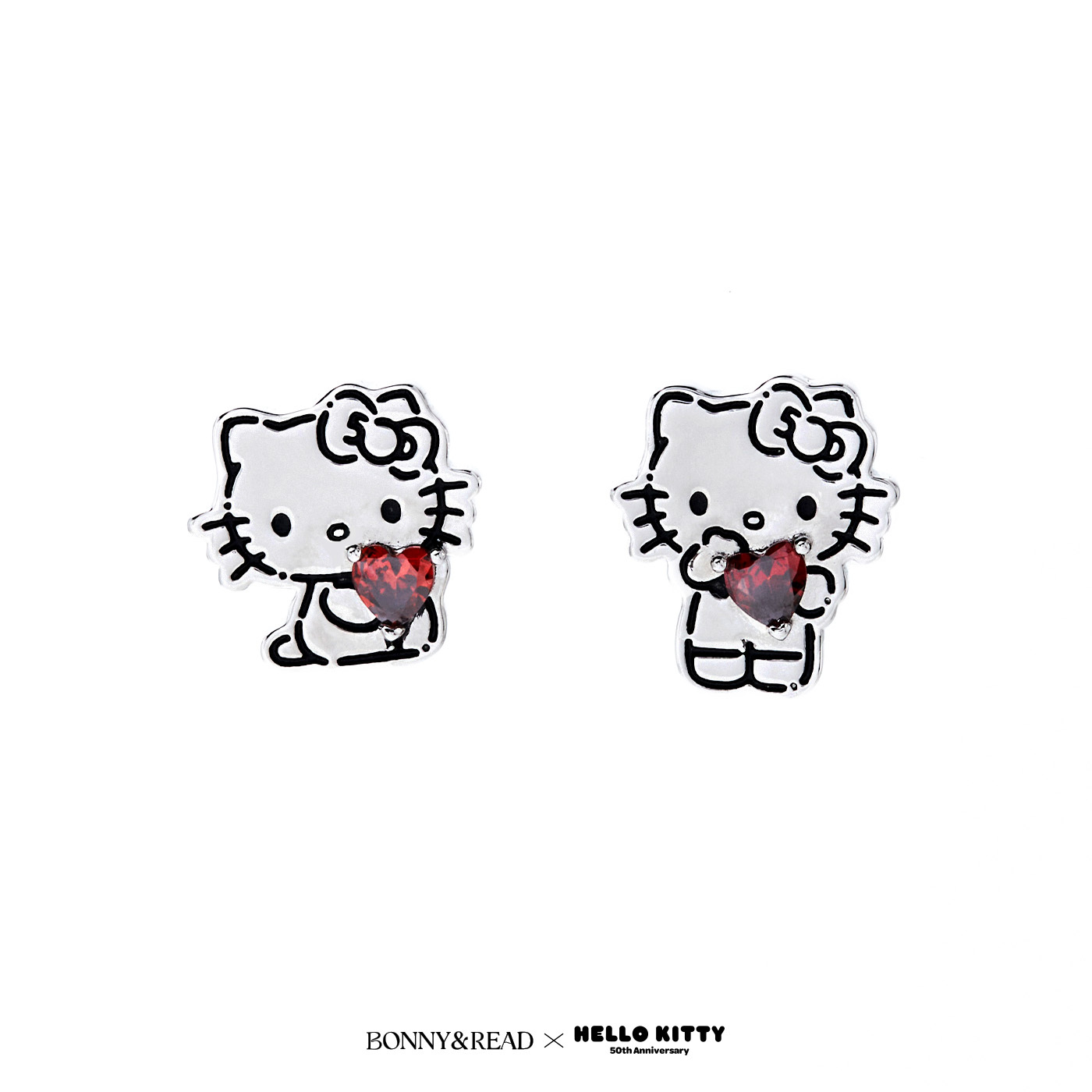 平價飾品,銀針,三麗鷗,Hello Kitty,耳環