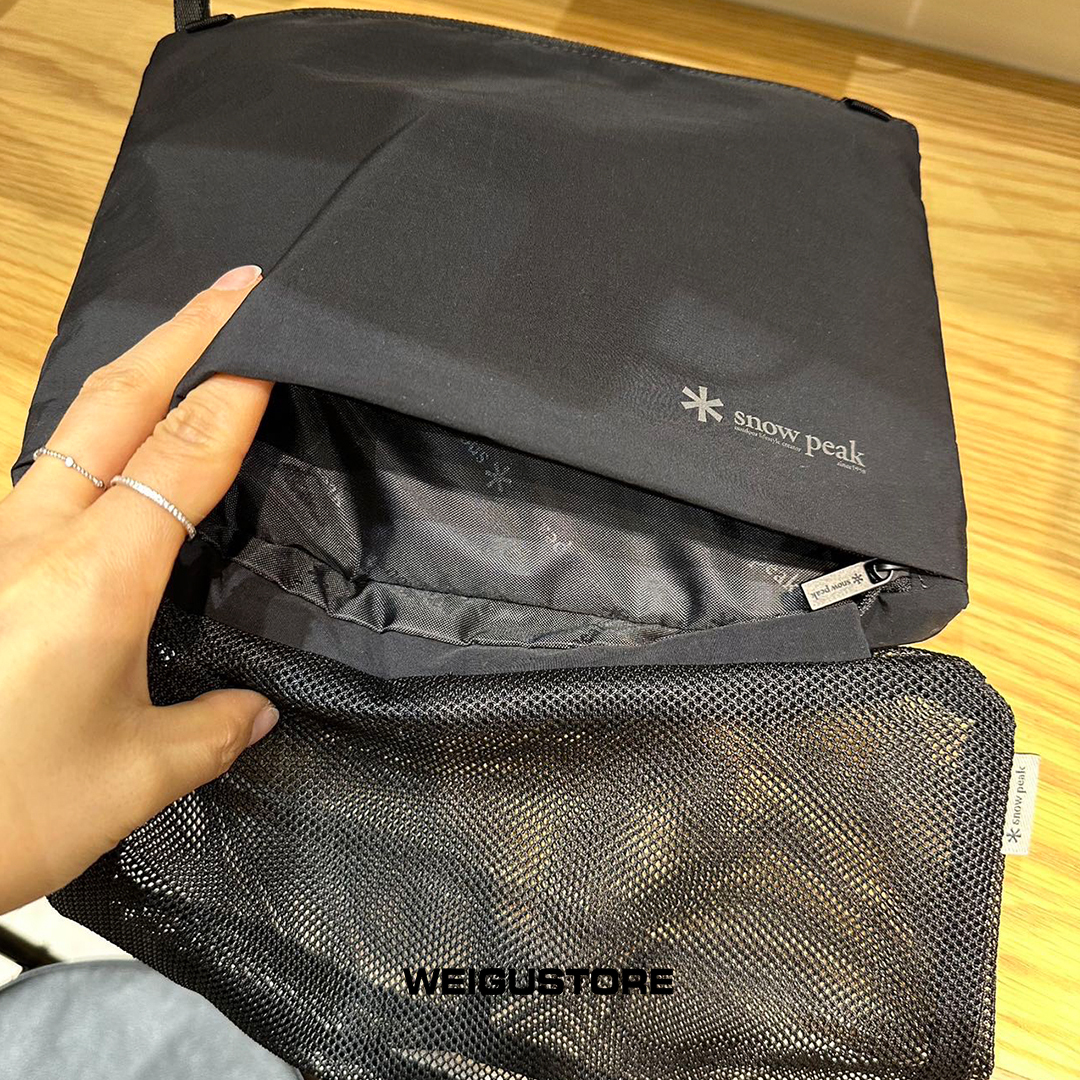 Snow Peak Cample Double Pocket Sacoche 側背包 S24SUCSB17