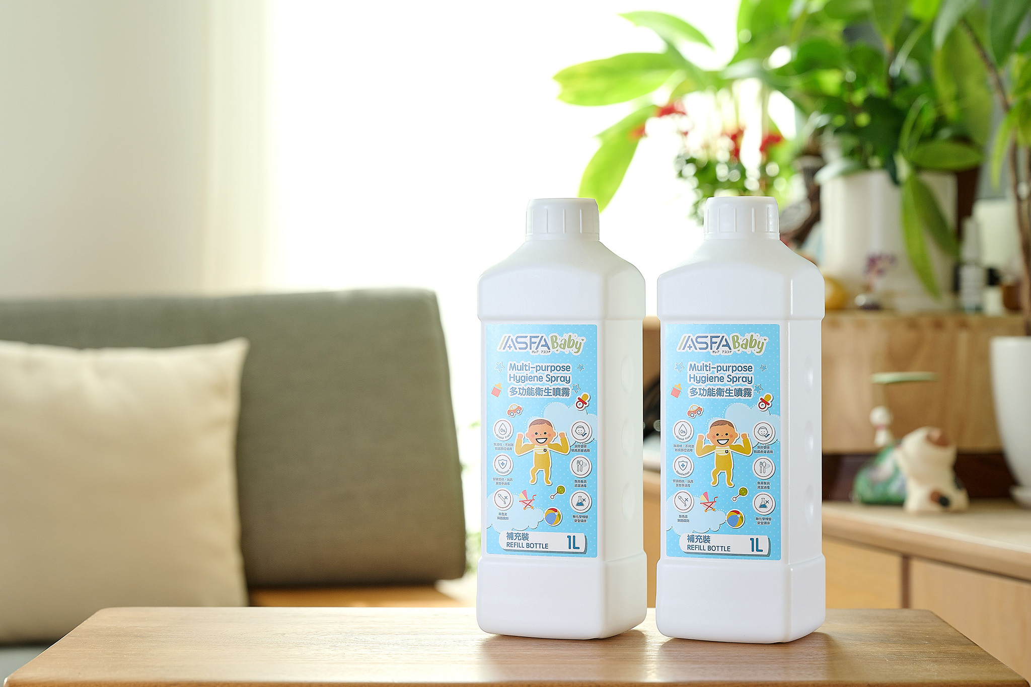 ASFABaby 多功能衛生噴霧 1公升補充裝（BBExpo）