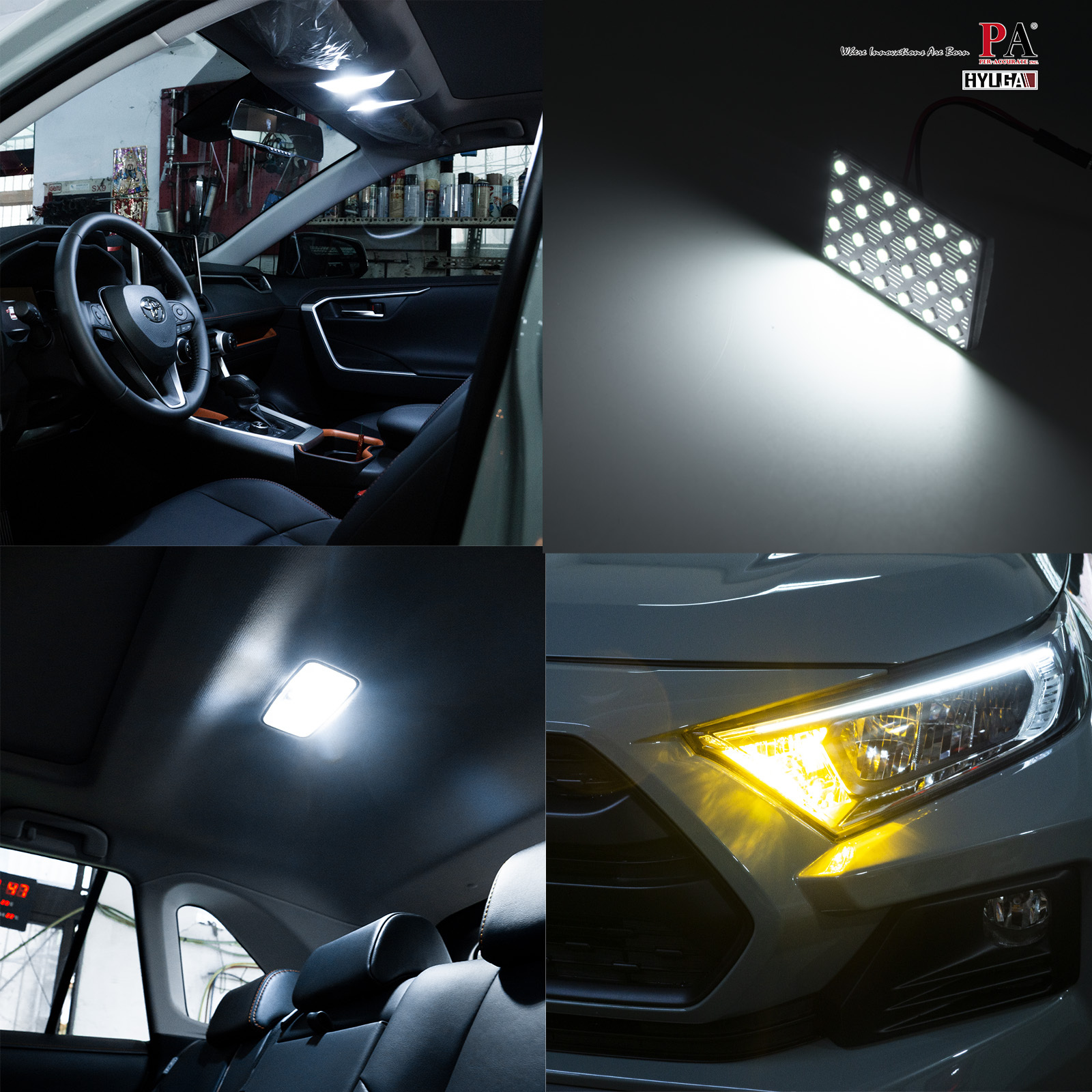 Toyota RAV4 5th 5.5th｜5代 5.5代 RAV4 LED改裝 霧燈 方向燈 室內燈 倒車燈 化妝鏡燈