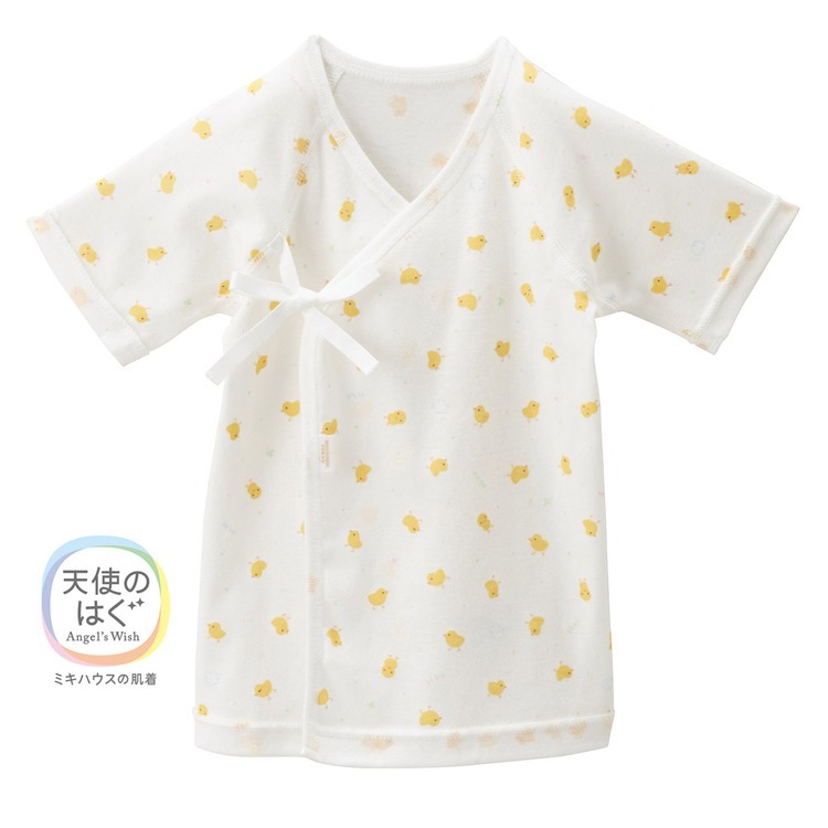 羅紋針織棉短袖肚衣-小雞