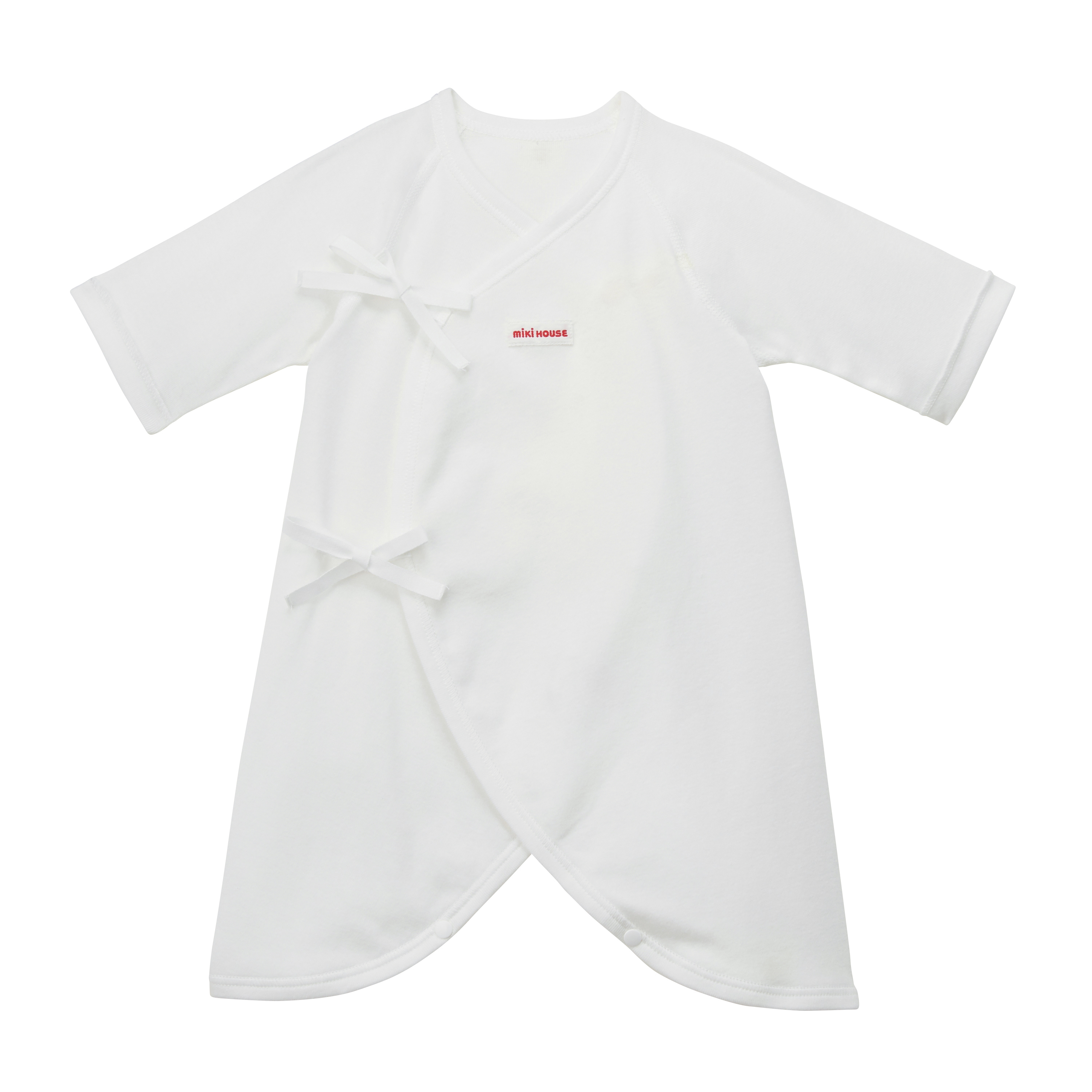 羅紋針織棉LOGO蝴蝶衣-白