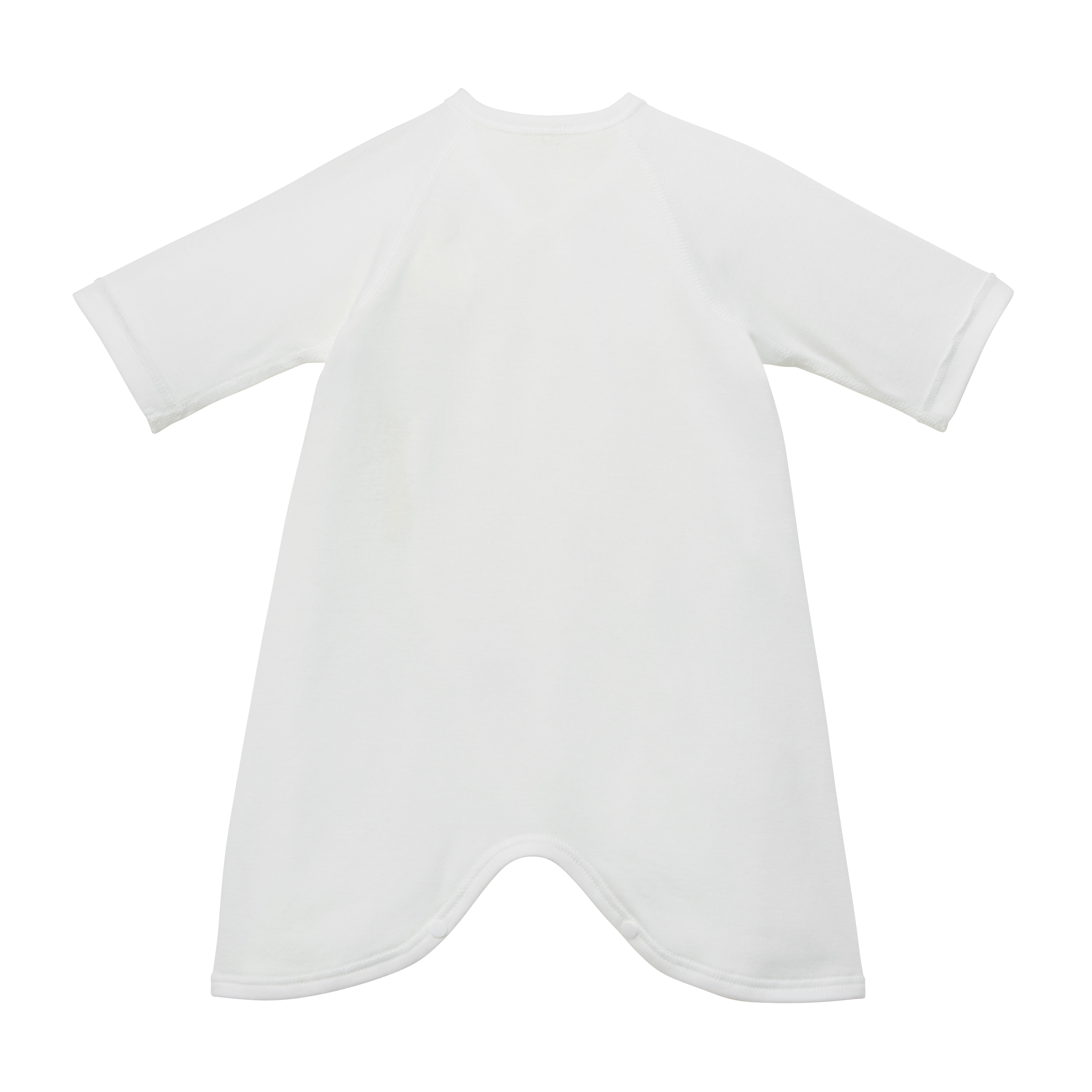 羅紋針織棉LOGO蝴蝶衣-白