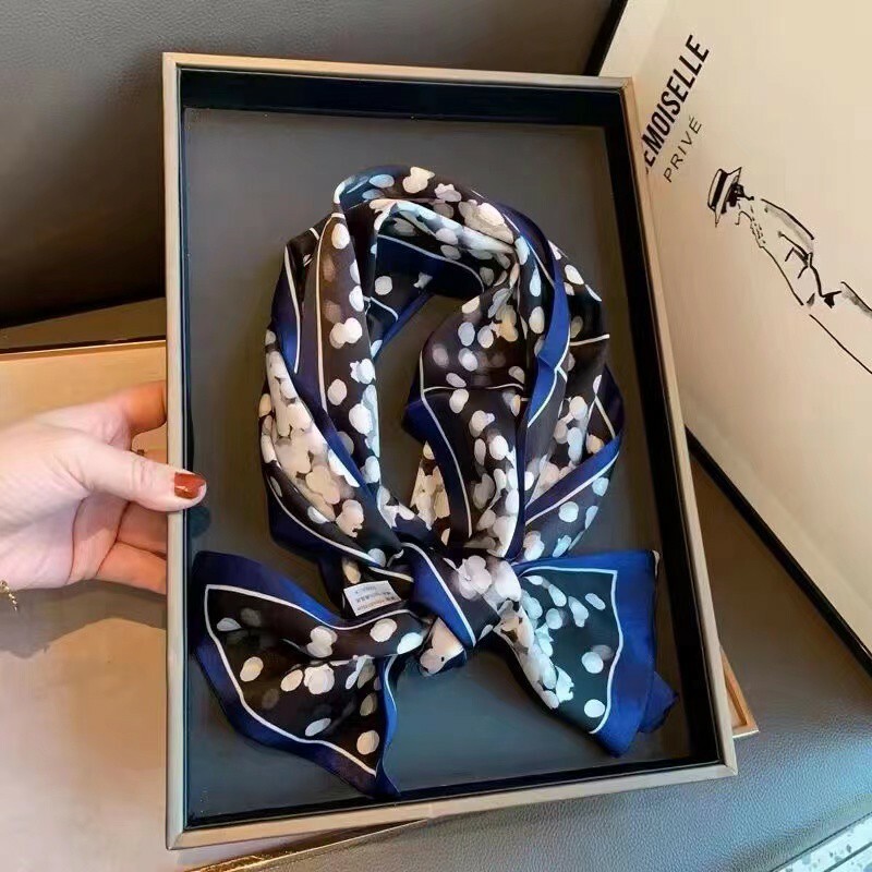 夢幻極光雙面長條絲巾